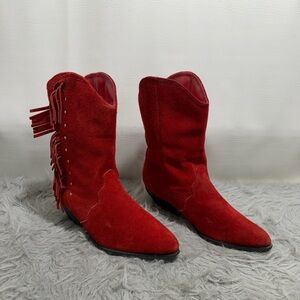 Arizona western fringe boots